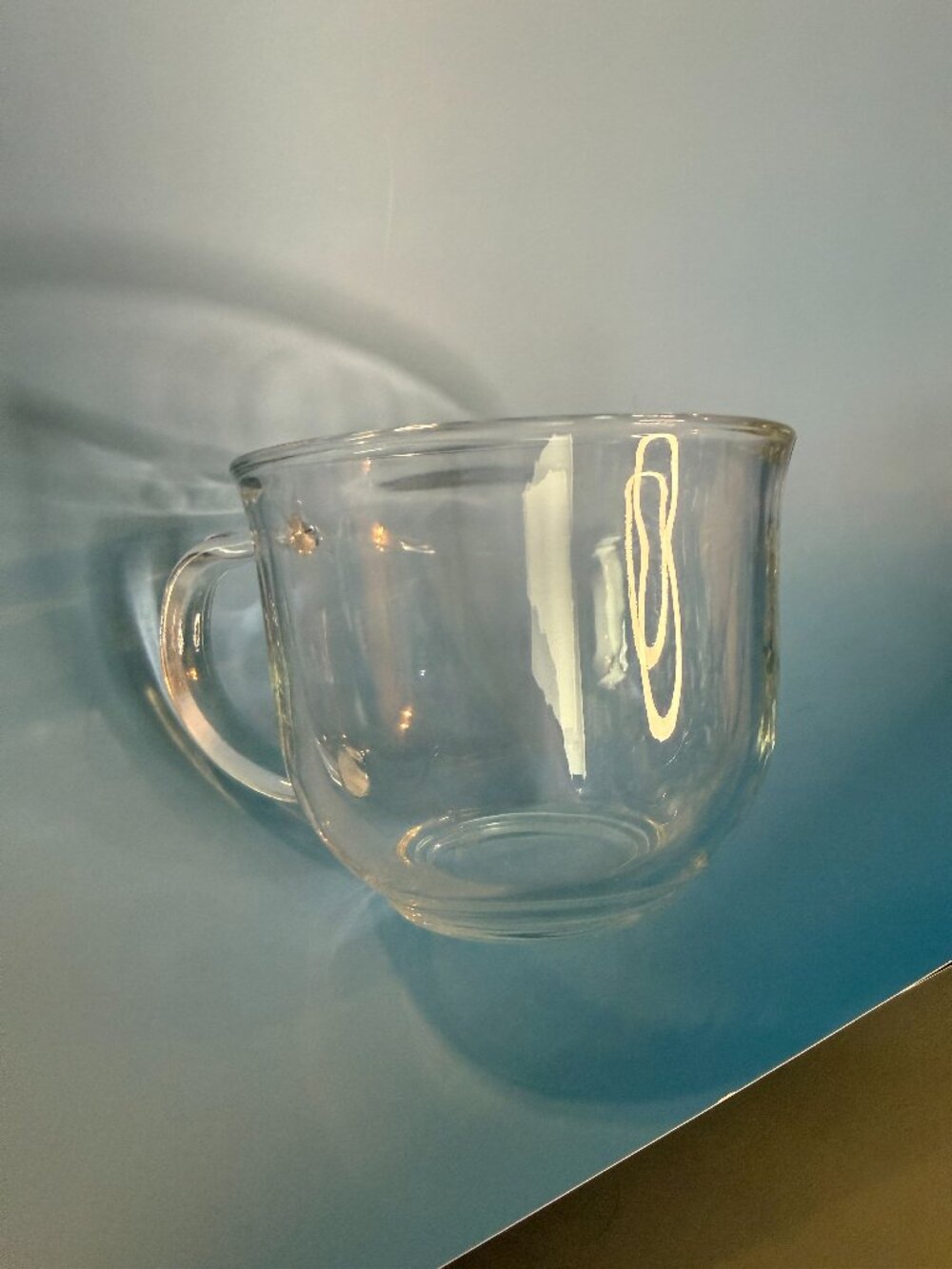 Greenbrier 1 X Large Clear Coffee, Tea or Soup Mug, 16 oz (004)